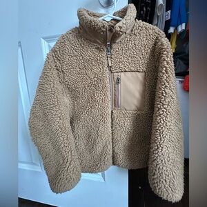 Uniqlo Camel Fleece Outerwear unisex 7/8